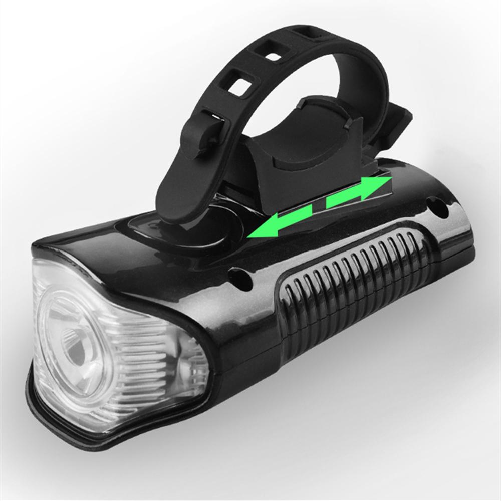 Front LED Bicycle Light with USB connector, speedometer and horn