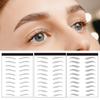 1 Sheet Adequate Quantity Eyebrow Sticker Semi-permanent Universal Waterproof Fake Tattoo Brow Sketch