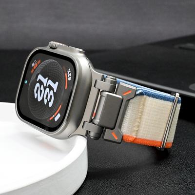 Нейлоновый ремешок Trail Loop для Apple Watch Ultra 3 2 49 мм 11 10 46 мм Браслет Спортивный Люксовый для iWatch ultra Серии 9 8 7 6 Se 45 мм 44