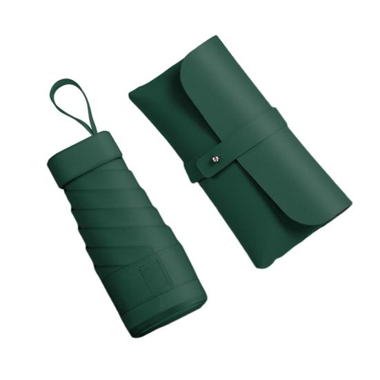 Мини-зонт с защитой от УФ-излучения, портативный солнцезащитный зонт, ветрозащитный, легкий, водонепроницаемый, складной зонт от солнца и дождя