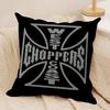 W-West Coast C-Chopper Наволочка из шелковистого короткого плюша для диванной подушки, чехол со скрытой молнией, мягкий пылезащитный чехол для домашнего декора