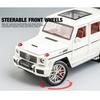 Масштаб 1/24 Benz G-KLESSA AMG G63, литая под давлением модель автомобиля, игрушечный автомобиль с откатным механизмом, звуком и светом для детей, коллекция подарков для мальчиков и девочек