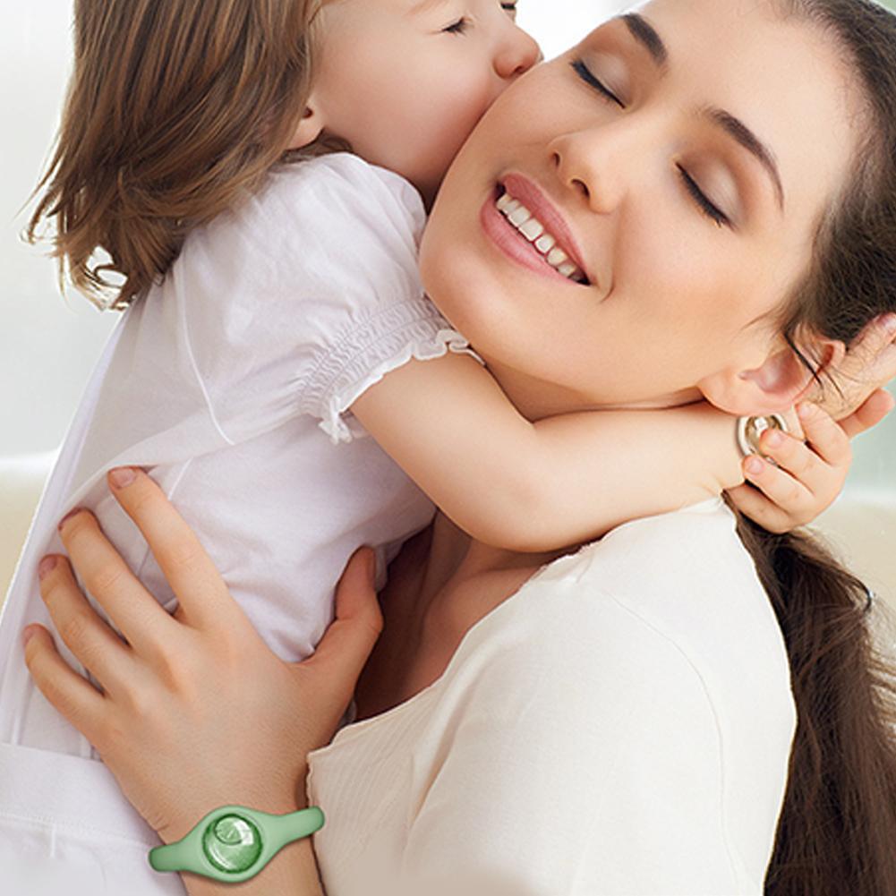 Силиконовые браслеты против комаров, сильные, против комаров, переносящие комаров с детьми, профилактика Q2H9