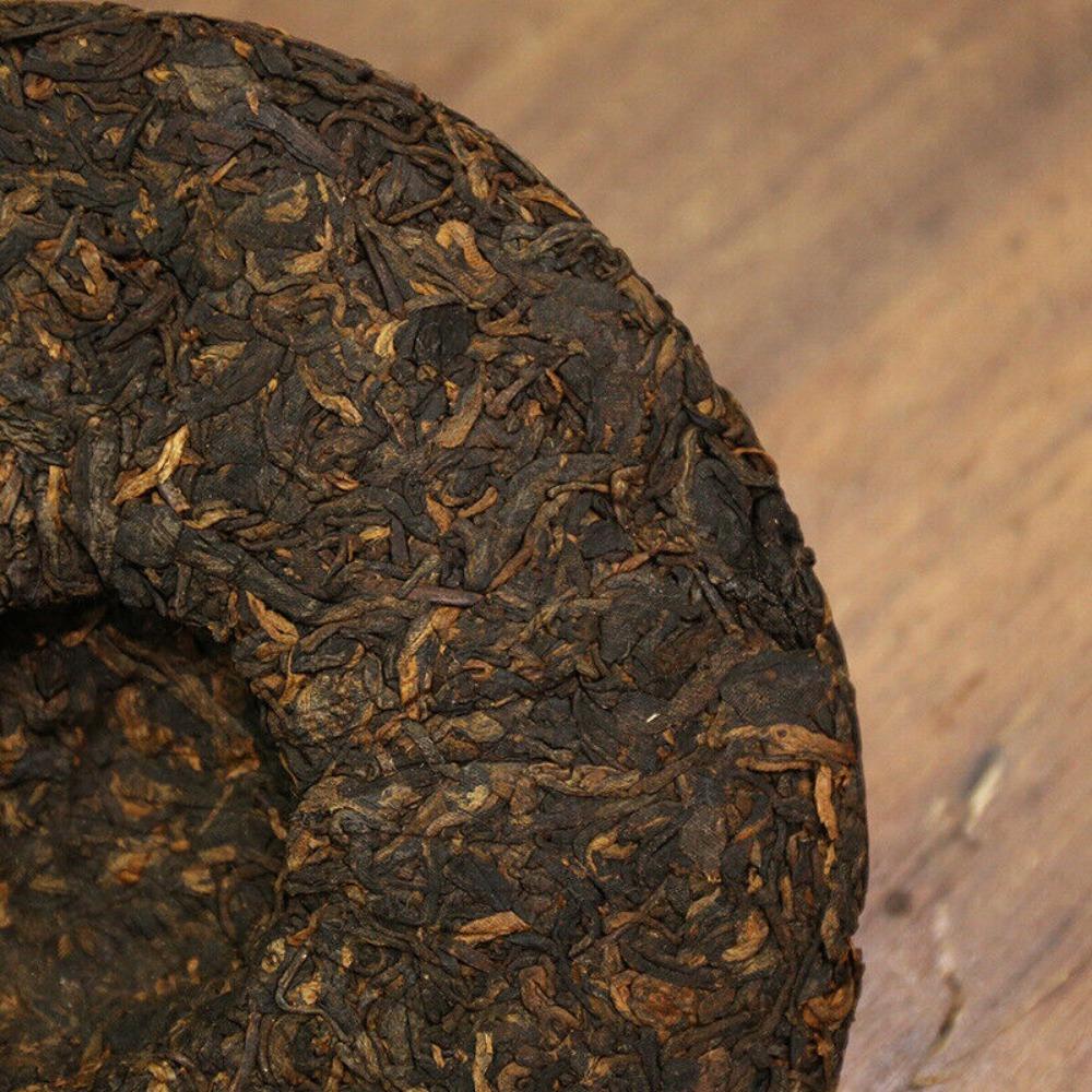 Премиальный чай Bingdao Rich Aroma 2016, Юньнань Линцанг, спелый пуэр, 357 г, торт «Семь сынов»