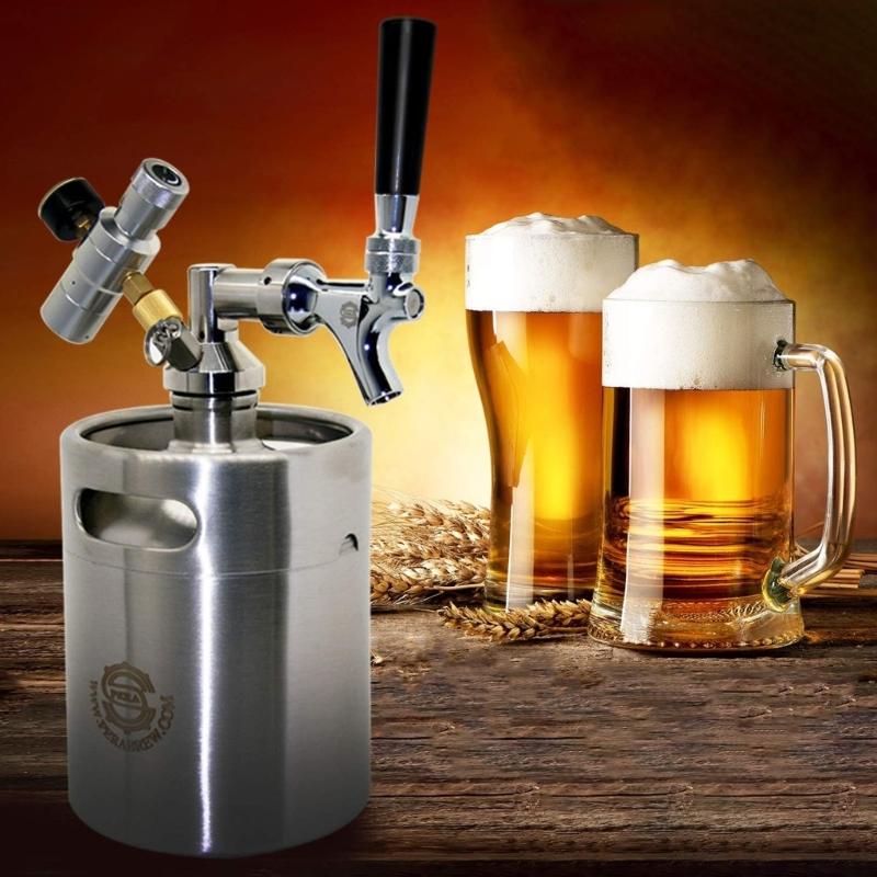 Portable CO2 Regulator 0-150PSI with Metal Construction Gas Regulator Suitable for Home Brewing Enthusiasts Present
