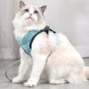 Adjustable Anti-Escape Small Pet Belt Kitten Harness Light Breathable Soft Pet Vest Wiring Harness Traction Belt Kitten Walking
