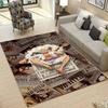 One Piece Straw Hat Pirates Square Floor Mat Living Room Bedroom Decor,Cartoon Welcome Mat