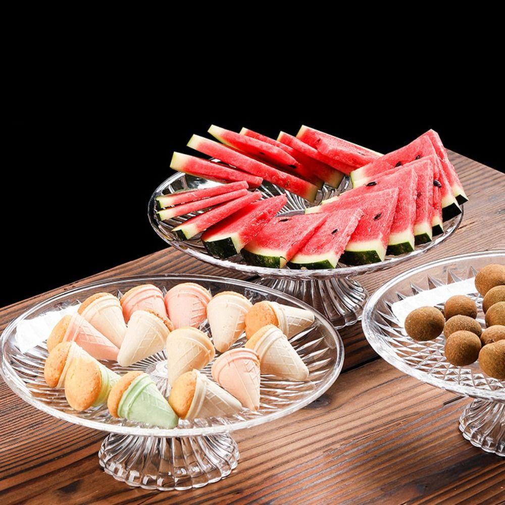 Supplies For Ktv Baking Cakes Display Food Tray Stand Food Sampling Tray Fruit Plate Dessert Plate