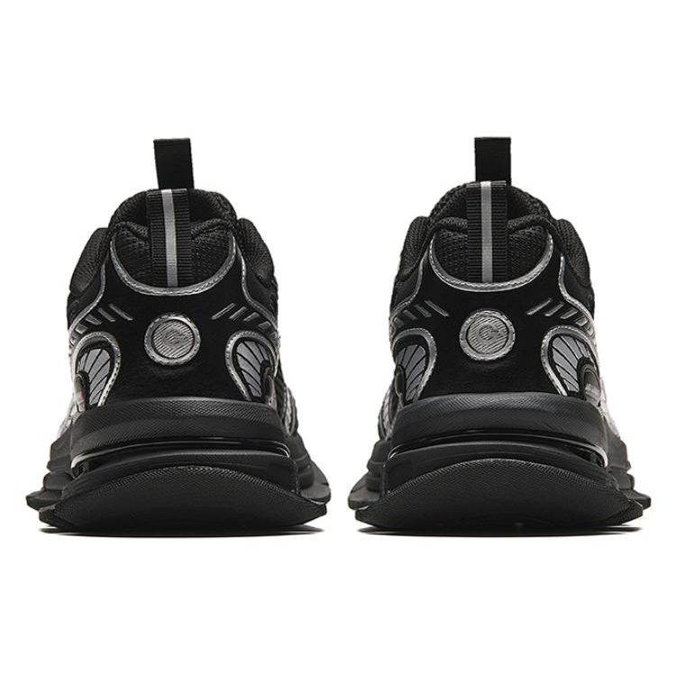 Anta Кроссовки мужские Champion All-Weather Series AG-G01 с низким верхом, амортизирующие, нескользящие, черные, серебристые 112348805A-6