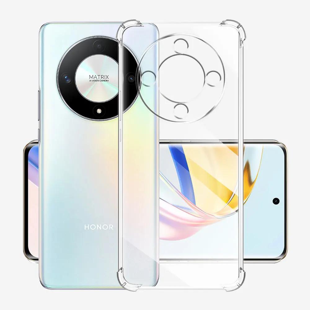 Для Honor X9b Чехол Прозрачный Противоударный Силиконовый Мягкий Чехол Чехлы Для Honor X9A X9B X9 4G 5G Coque Для Huawei Honor X9B Fundas Shell