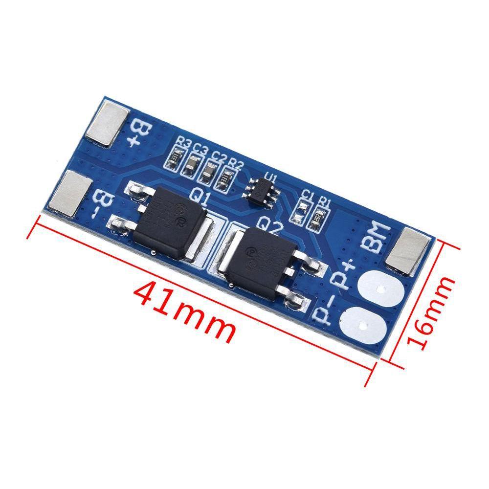 2S Li-ion BMS 8A 7.4V 8.4V Lithium LiPo Cell Protecting PCB Protection Board BMS Battery