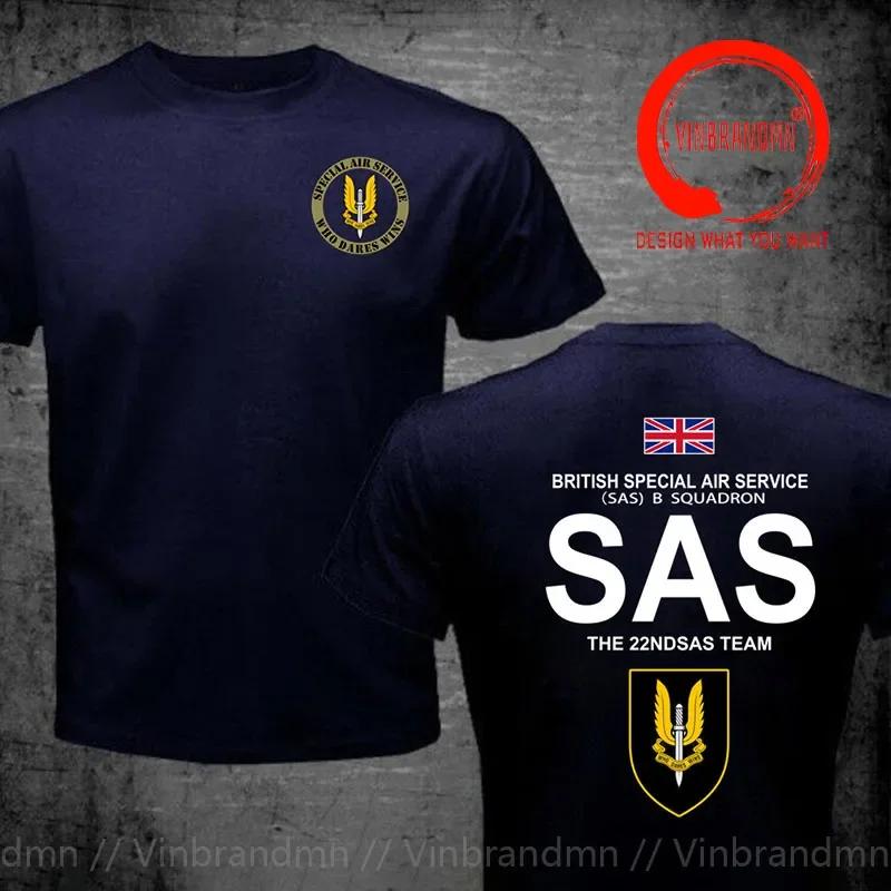 Британская Special Air Service Унисекс Футболка Великобритания Sas Снайпер Футболка Унисекс Соединенное Королевство Мода Повседневная Мужская Одежда Летняя Футболка
