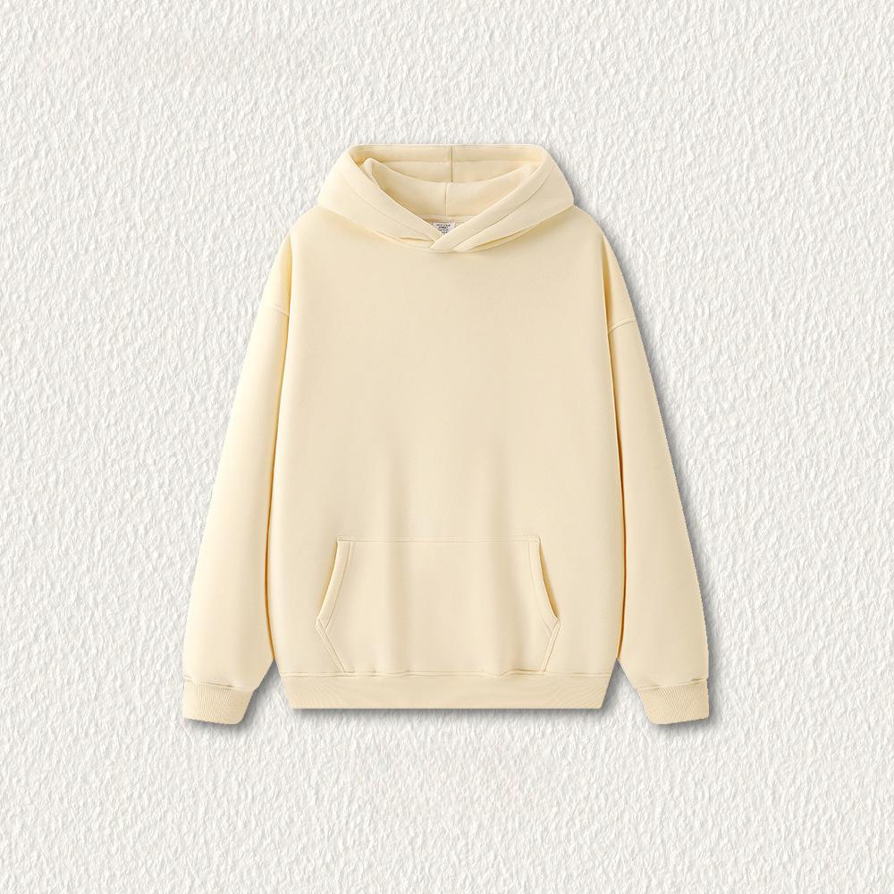 Осенне-зимняя флисовая толстовка с капюшоном для мужчин, американская модная брендовая толстовка свободного кроя, сохраняющая тепло и комфорт