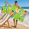 Sesame Street2 Print Beach Towel, Large Soft Quick Dry Towel for Beach Camping Swimming