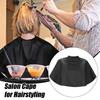Парикмахерские накидки для взрослых Водонепроницаемые салонные накидки Регулируемый парикмахерский фартук Салонное оборудование Черная парикмахерская накидка для дома