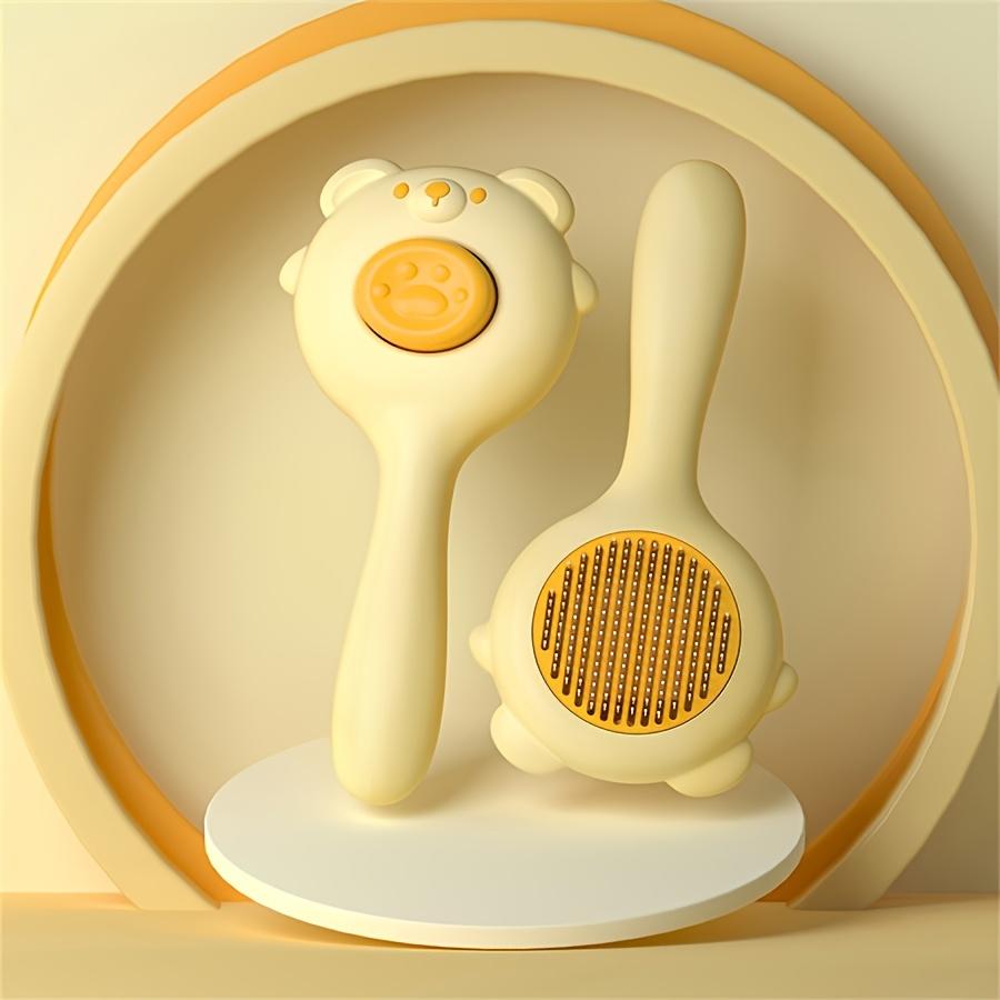 1 Pc Pet Grooming Comb Self-Cleaning Cat Brush Dog Float Hair Removal Massage Universal Pet Comb for Cats And Dogs