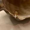 Youngglow 14k пирсинг с крестом и жемчугом