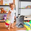 Felt Storage Bucket, Child Felt Basket, Foldable Felt Storage Box For Nursery, Toy, Clothes (shark)felt Storage Bucket,child Felt Basket,foldable Felt