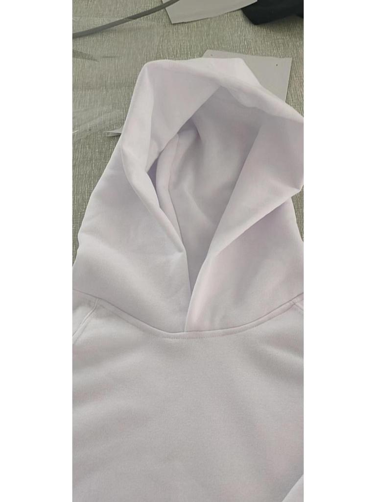 Модная двуслойная толстовка с рукавами реглан - Унисекс Вельветовая толстовка 1977