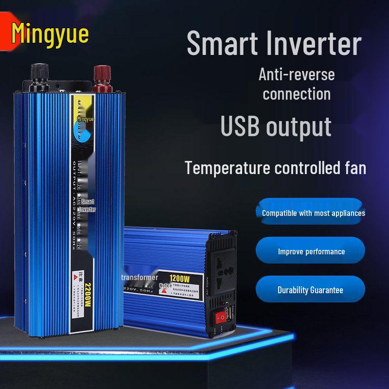 High-Power Electric Vehicle Inverter 48V-72V to 220V Universal Battery Converter