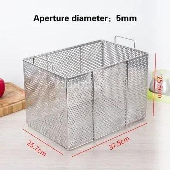 30 kinds Fryer Basket Screen French Fries Frame Square Filter Net Encrypt Colander Strainer Shaped Frying Stainless Steel Meshed6