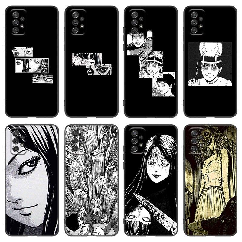 Junji Ito Terror Horror Anime Phone Case For Samsung A21 A30 A50 A52 S A13 A22 A32 4G A23 A33 A53 A73 5G A12 A31 A51 A70 A71 A72