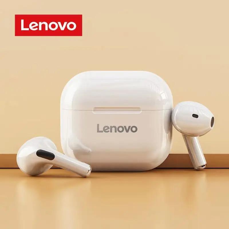 New Lenovo LP40 Earphones TWS Wireless Bluetooth Earbuds Bass Touch Control Stereo Noise Reduction Long Standby Original