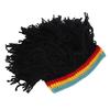 Funny Wig Hats High Elasticity Keep Warm Knitted Beanie Hat with Dreadlocks for Christmas Halloween