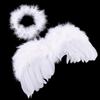 Cute Hot & Baby White and Photo Angel Feather Kids Decoration For