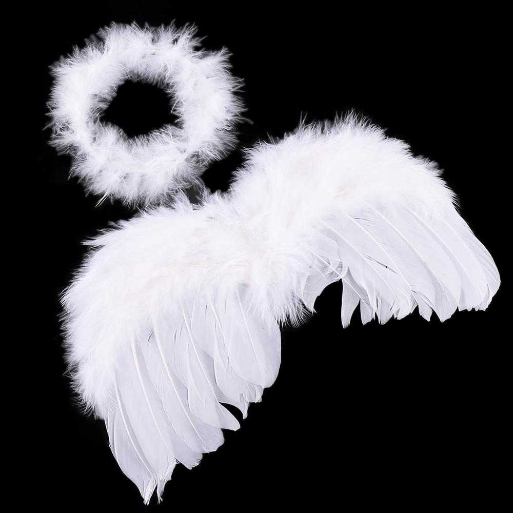 New Hot Cute Party Wings White and Angel For Feather Kids Decoration
