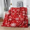Snowflake Christmas Soft Film Plush Sofa Bed Throwing Cartoon  Blankets Modern Flannel Blanket Cover Gedruckt Bettdecke Geschenk