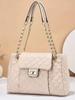 Fashionable Large Capacity Casual Women's Handbag Chic Everyday Bucket Style With Double Strap And Zipper Pockets