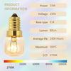 Ampoule four/réfrigérateur - AIMOONSA - T22 - E14 - 15W - Blanc chaud 2700K
