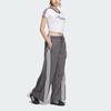 adidas Футболка Originals Crop Jersey с цветными блоками, полосатым принтом в виде букв, спортивная футболка с коротким рукавом, женские топы, белые JD1130