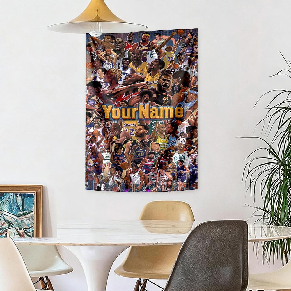 Curry Custom Your Name Wall Decor Tapestry Art For Pet Memorial Birthdaywedding Party Backdrop Family Gift