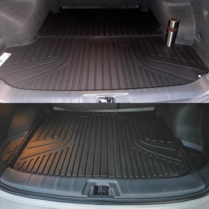 TPE Material Car Trunk Mat For MG HS 2022 Accessories 2018~2023 MGHS MK1 Waterproof Rubber Cargo Storage Pad Carpet Accessories