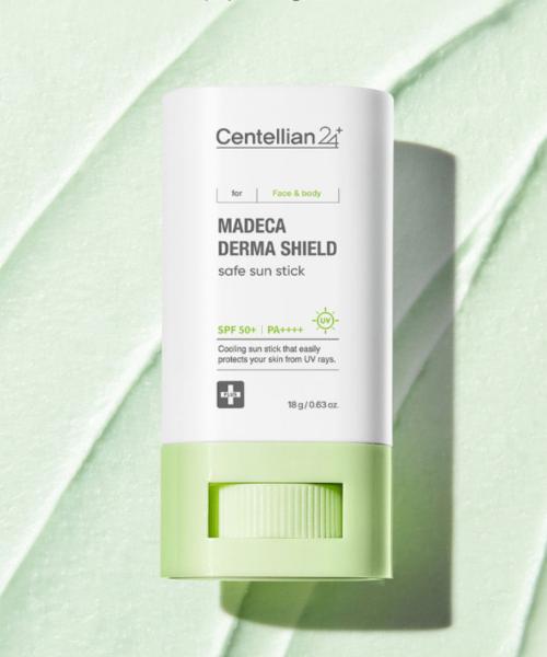 [Centellian24] Madeca Derma Shield Safe Sun Stick 18g with Cooling Sherbet Effect (2-Pack)