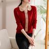 Xuexi Women's Mid-Aged Knitted Sweater