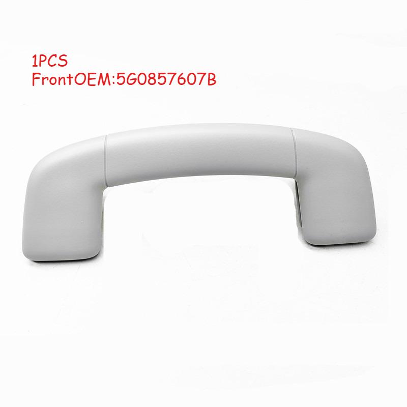 1 or 4Pcs Interior Grey Roof Grab Folding Handle for VW Golf 7/7.5 Tiguan MK2 Touran 5T, OE 5G0857607B & 5G0857643B