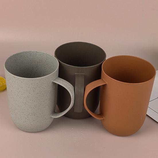 400 мл бутылка для воды большой емкости с защитой от падения с круглым ртом эргономичная ручка не чистый цвет