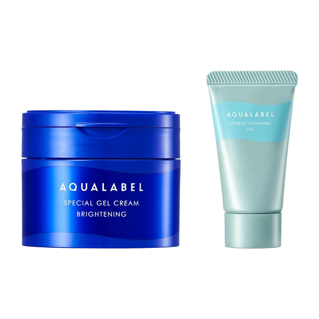 Aqua Label Специальный гель-крем EX 90 г Эстетический гель для умывания лица Специальный размер 15 г Гель для умывания лица Отбеливающий уход 4MSK Уход за порами (подсветка) +