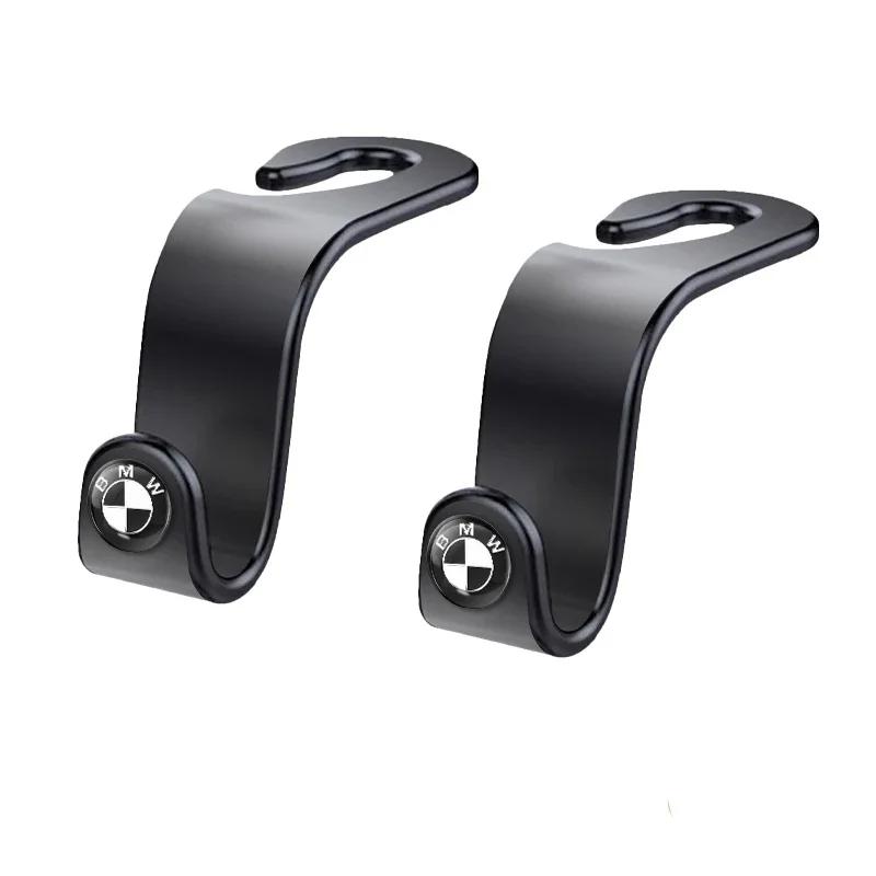 Car Sticker Car Seat Headrest Hook Auto Back Seat Storage Organizer Hanger For BMW M 50th E46 E90 E49 F30 F80 E36 E46 E93 E92 F3