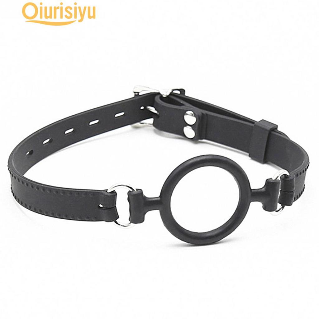 БДСМ Бондаж Ремень для рта с кольцом для рта Кляп для взрослых Фетиш Секс-игрушка Секс-уход