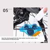 Versatiles Chain Cleaning Device Bike Motorcycles Cleaning Tool Scrubber Brushes for Regular Bike Maintenances