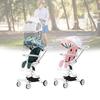 Ultra Stroller Kids Lightweight Foldable Convertible Seat One Rotation Button