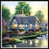 5D Diy Новые алмазные картины, полные бриллиантов, пейзажи, коттеджи, алмазные картины, стразы, вышивка крестиком, домашний декор