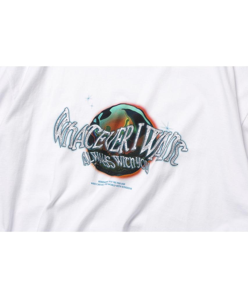CPGN STUDIO [20 Count] Dtp Whatever White Short Sleeve T-Shirt