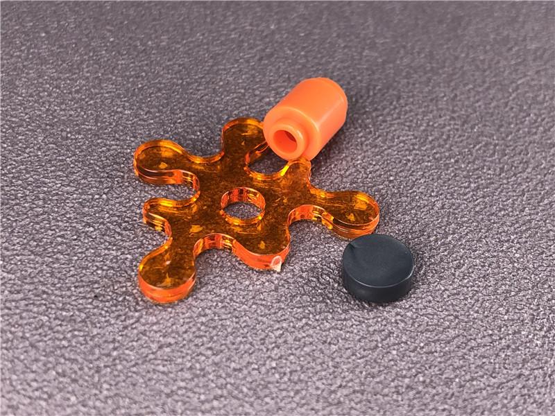 MOC Кубики Жидкая кровь Круглые 1x1 3062b Образовательные Строительные Блоки Фигурка Игрушка Детские игрушки подарки