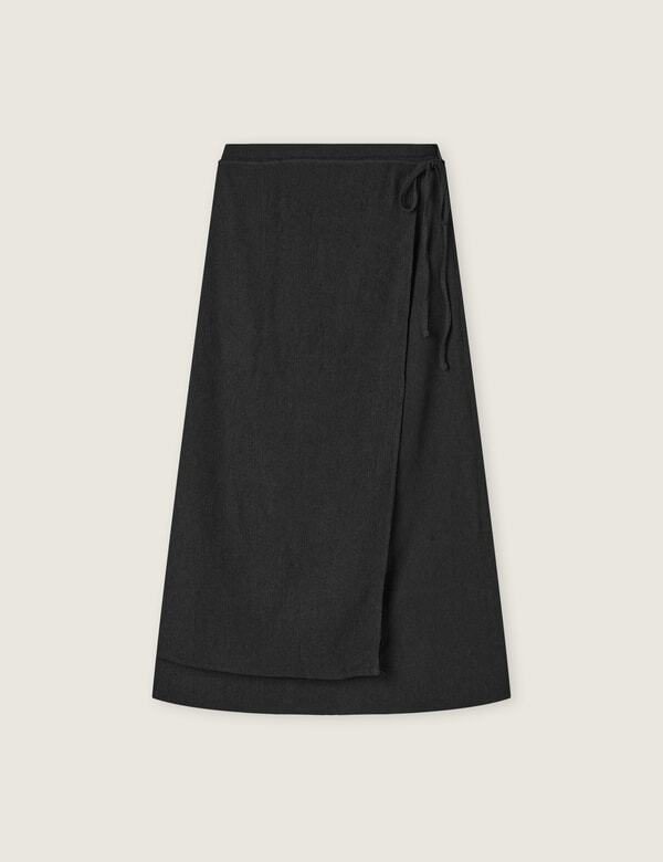 Roem Pleated Long Skirt Rmwhg38R12