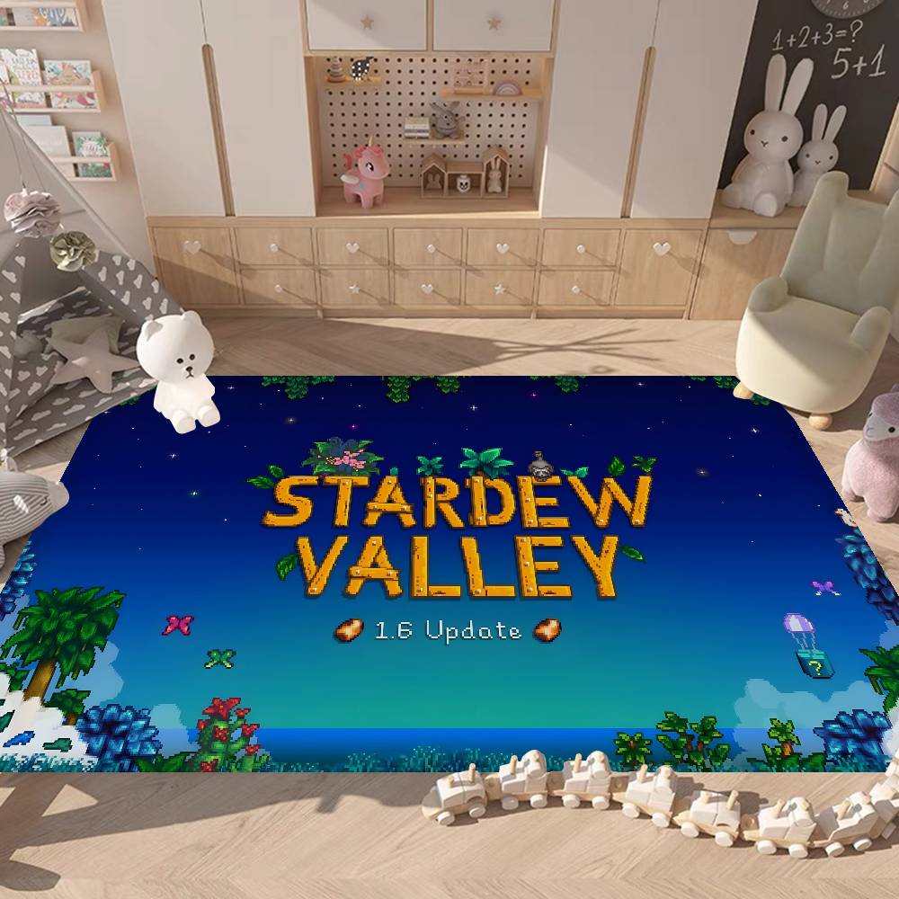 Anime Game Stardew Valley Kitchen Mat Nordic Style Bedroom Living Room Doormat Home Balcony Anti Slip Welcome Rug